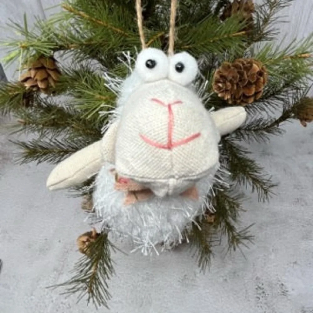Nwt Rabbit And Sheep Ornament Set T9